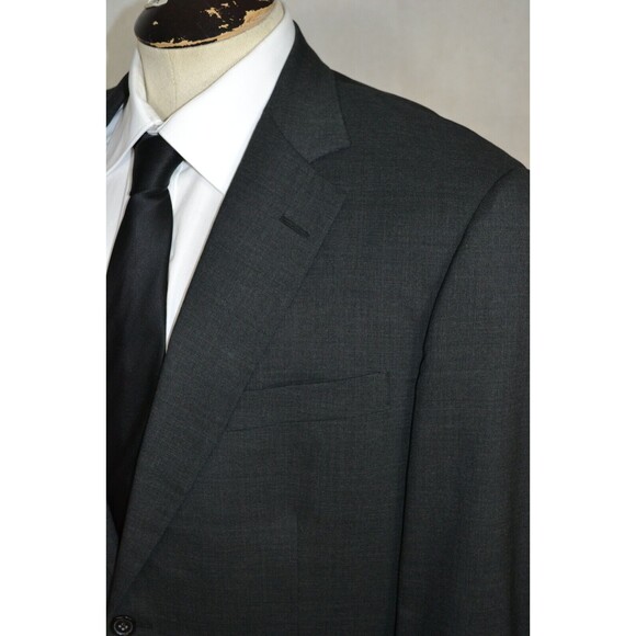 Brooks Brothers‎ Brooksease Wool Blazer Dark Charcoal Gray Sport Coat Sz 44R USA - Picture 5 of 16